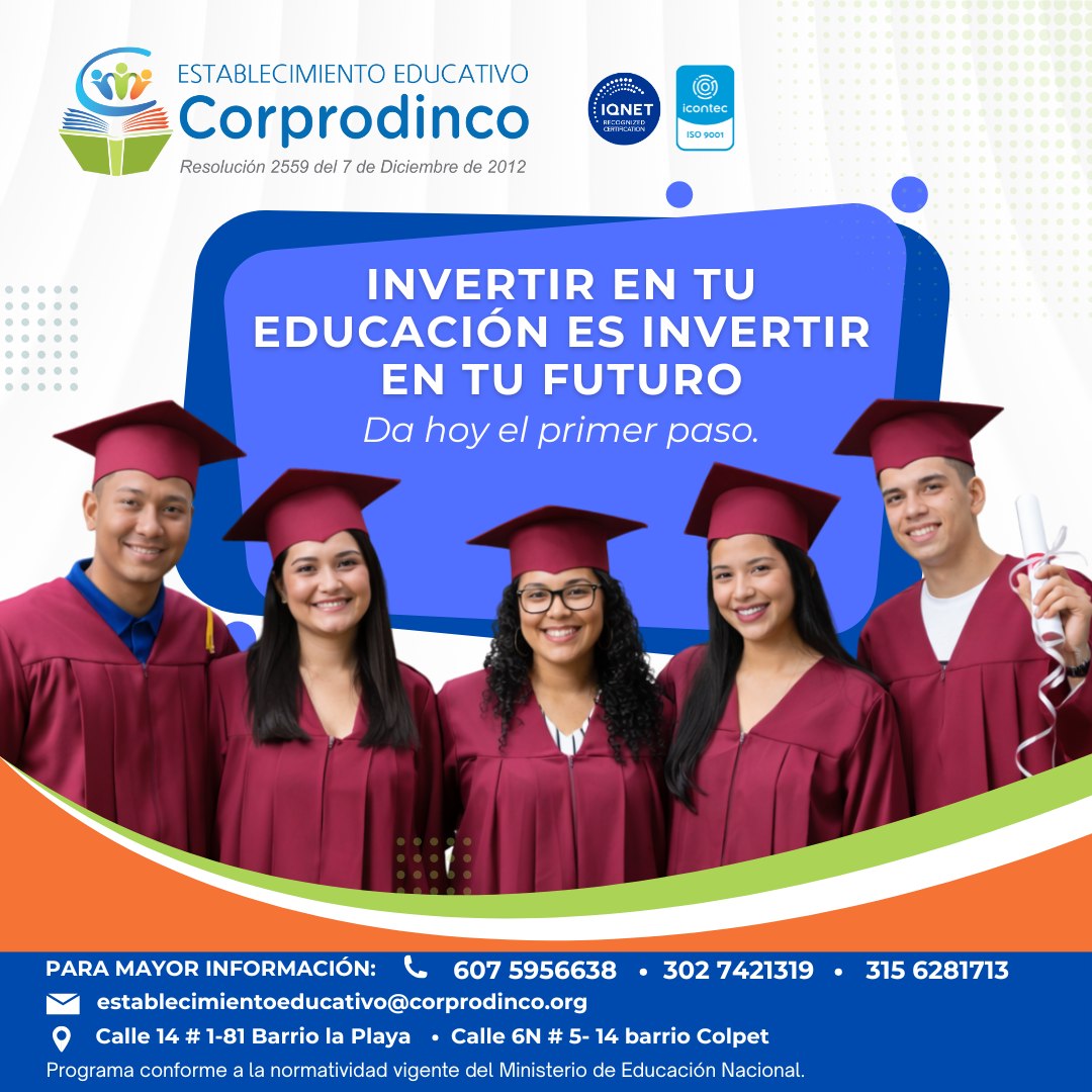 Inscripciones abiertas Corprodinco